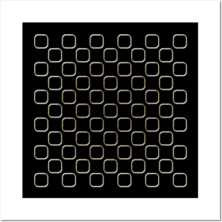 Embossed Square Motif 06 Posters and Art